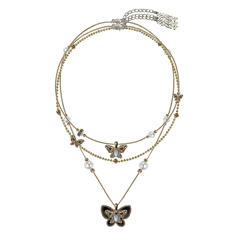 Butterfly Dance Vintage Necklace