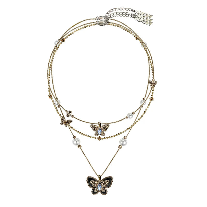 Butterfly Dance Vintage Necklace