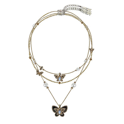 Butterfly Dance Vintage Necklace