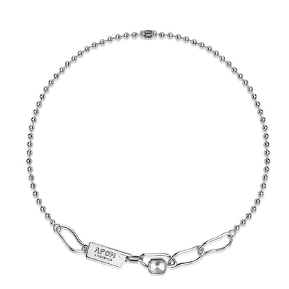 Rebel Gemstone Chain Necklace