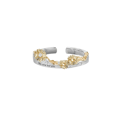 Retro Black Gold Ring