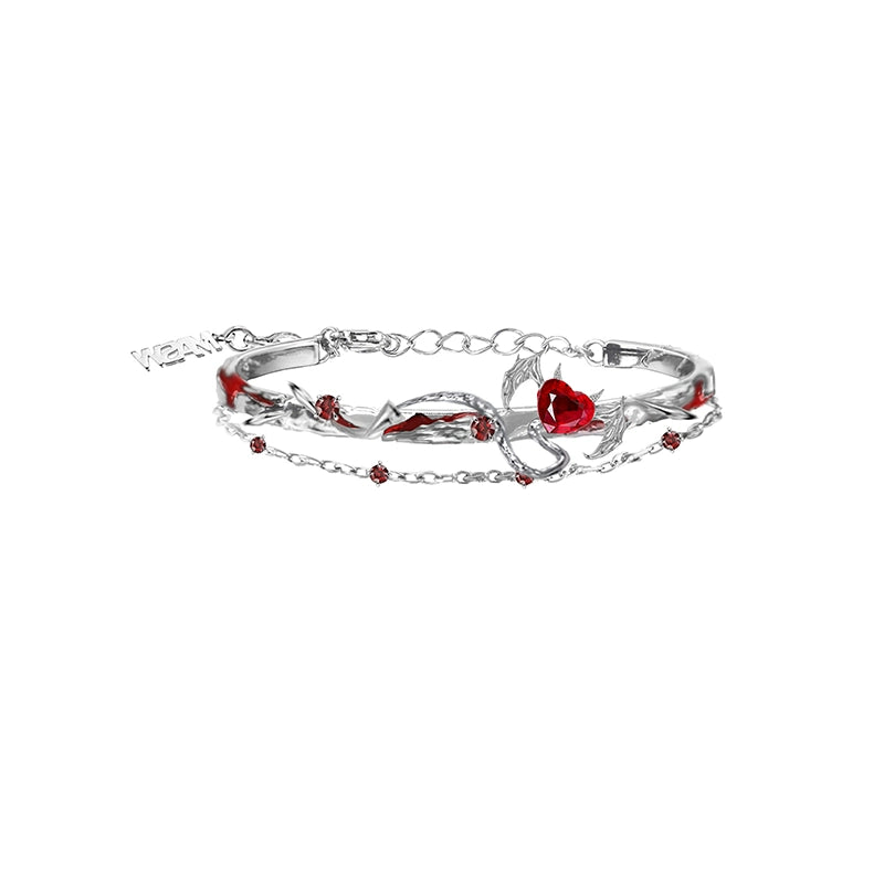 Demon Heart Zircon Bracelet