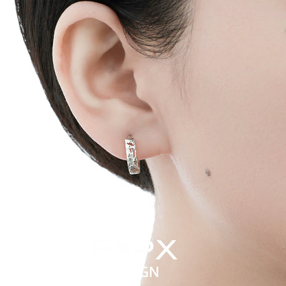 Chinese Simple Pixiu Hoop Earrings