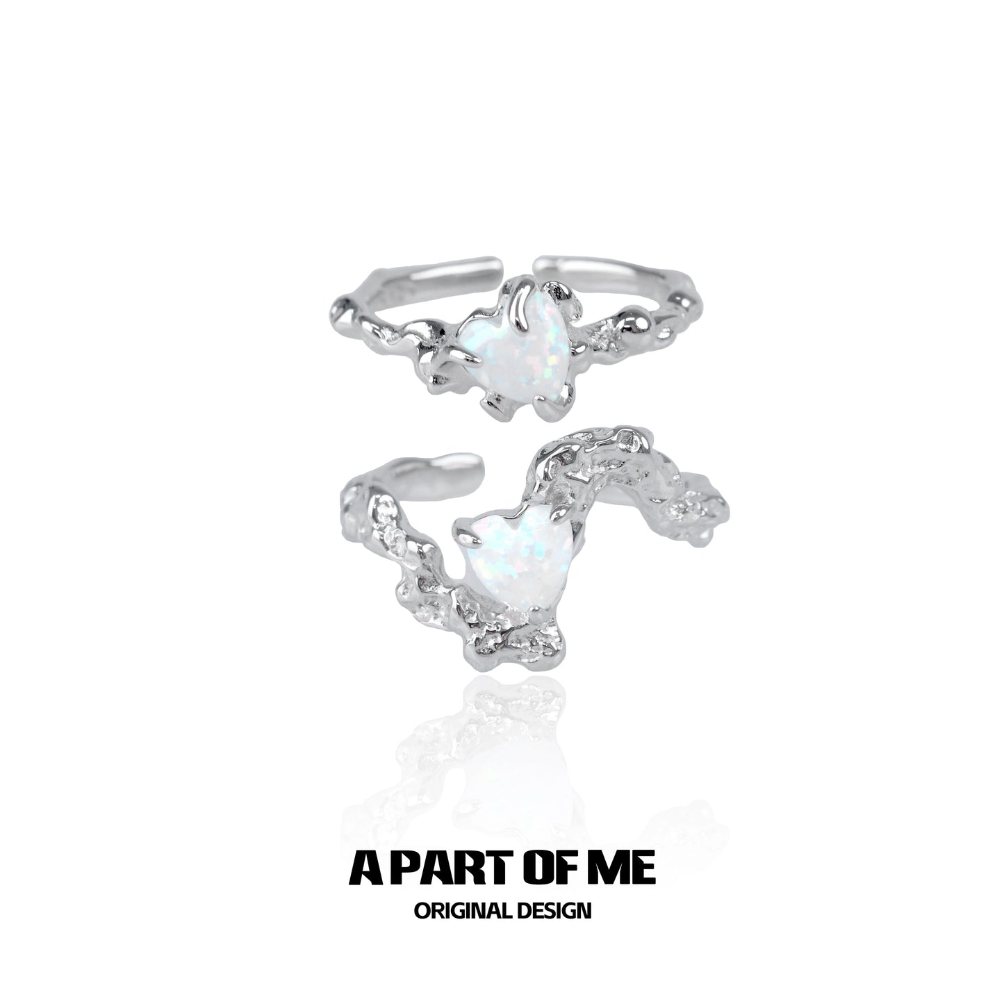 Angel Hear Opal Ring