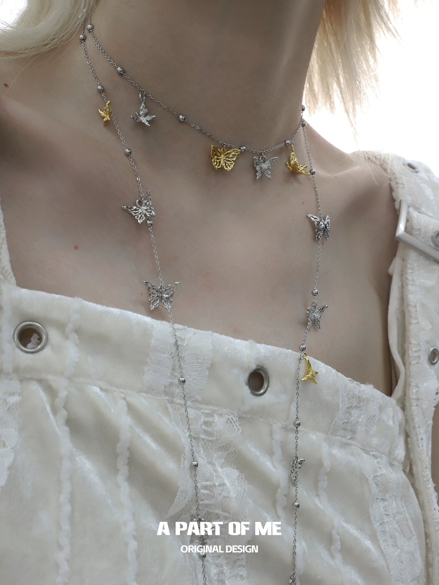 Butterfly Garden Necklace