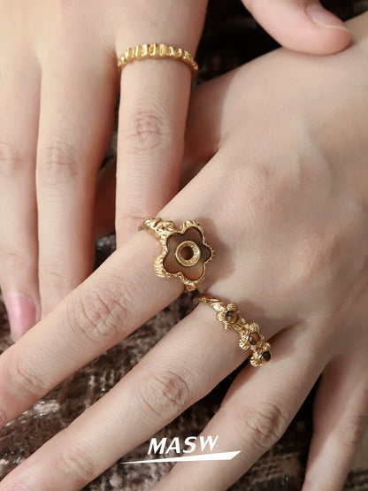 Floral Riddle Vintage Ring