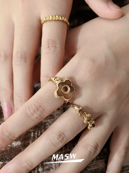 Floral Riddle Vintage Ring