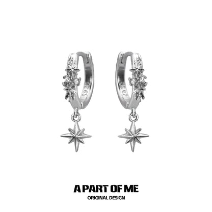Frosted Snowflake Earrings