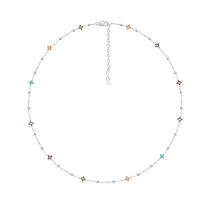 Dopamine Contrast Collar Necklace
