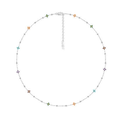 Dopamine Contrast Collar Necklace