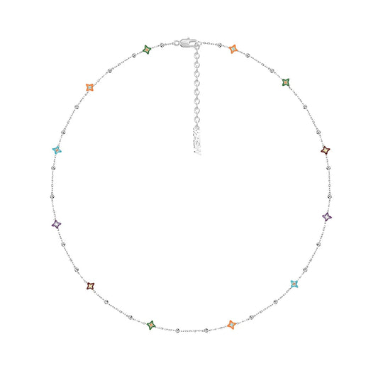 Dopamine Contrast Collar Necklace