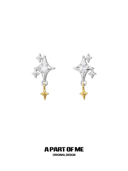 Twinkle Stars Stud Earrings
