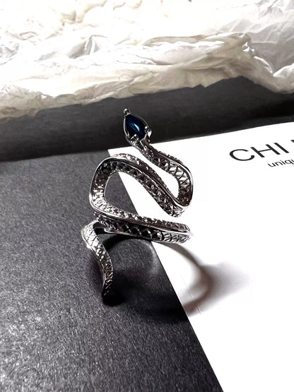 "Sound of Snake" Wrap Ring