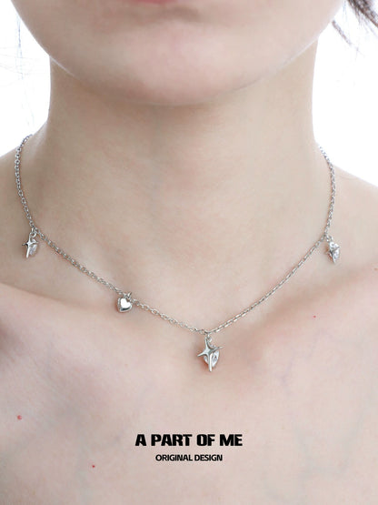 Diamond Love Stars Necklace