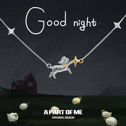 Good Night Lamb Necklace