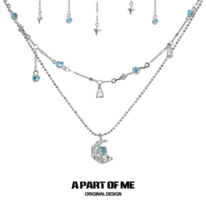 Moonlight Faust Blue Necklace