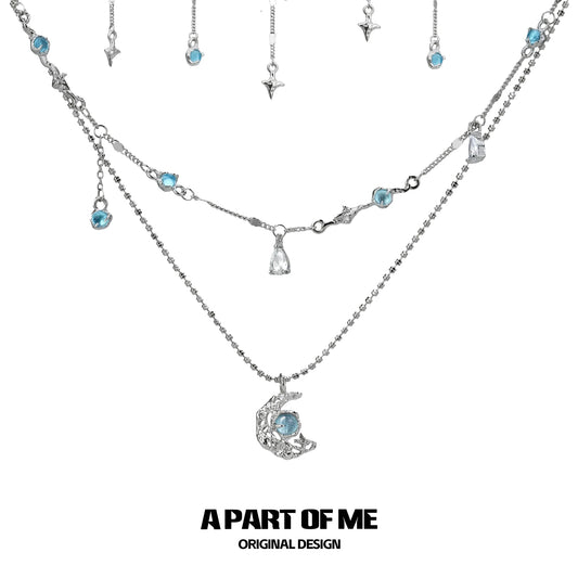 Moonlight Faust Blue Necklace