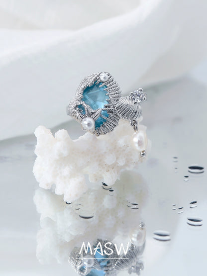 Sea Whisper Shell Ring