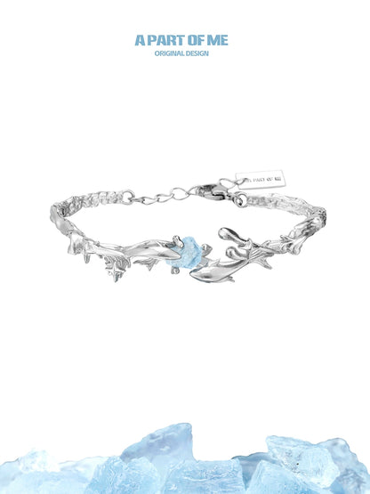 Pisces Aquamarine Bracelet