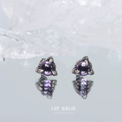 Abyssal Violet Gaze Earrings