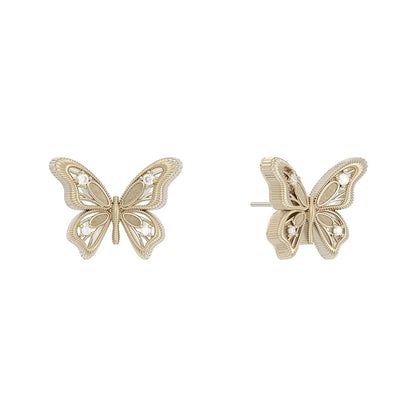 Moonkissed Butterfly Vintage Earrings