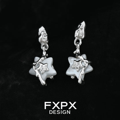Y2K Cosmic Dreamy Star Earrings