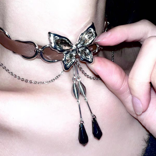 "Punk Butterfly" Gothic Choker