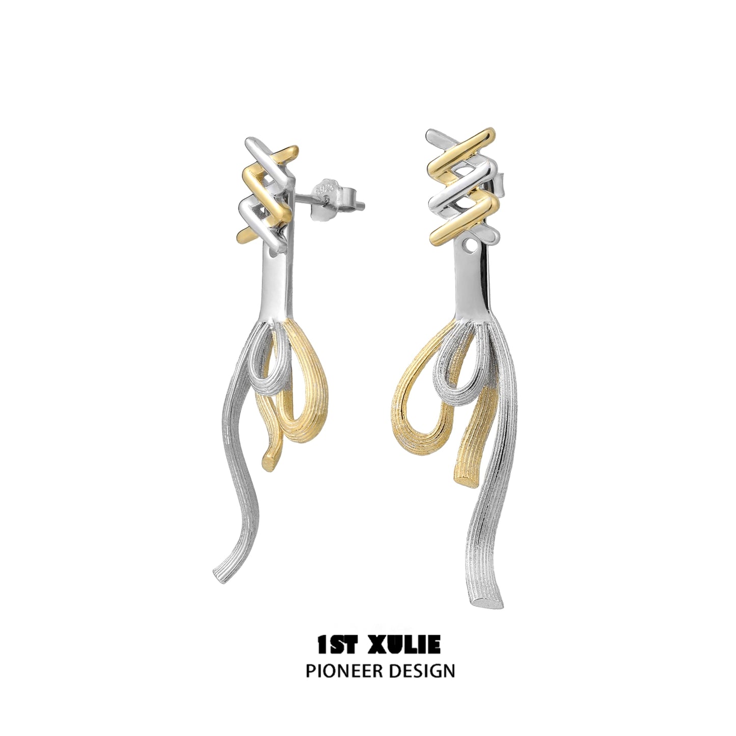 Twisted Bandage Bow Earrings