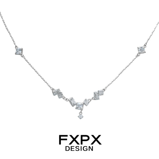 Glacier Shine Silver Necklace
