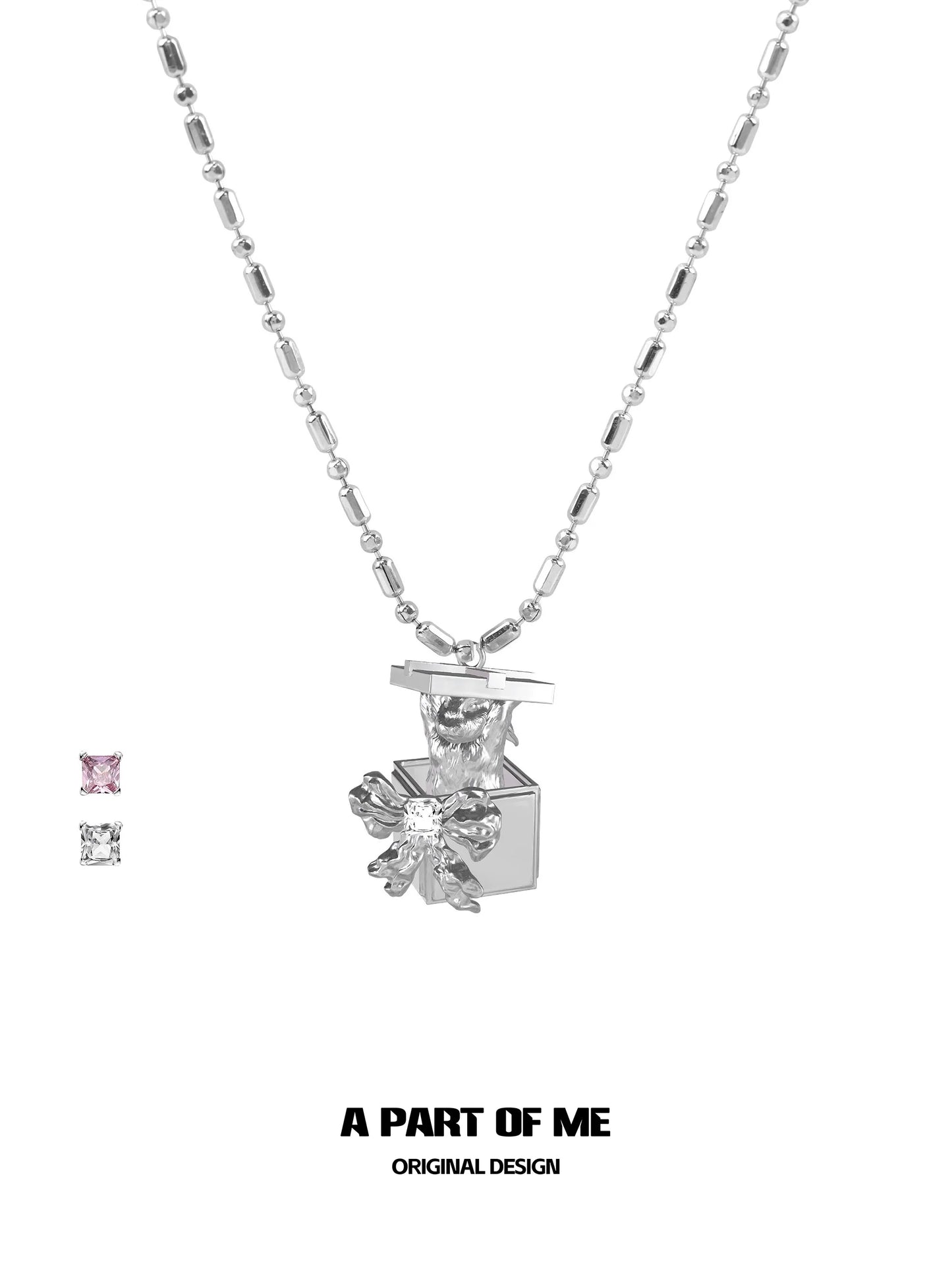 Exquisite Rabbit Bow Necklace
