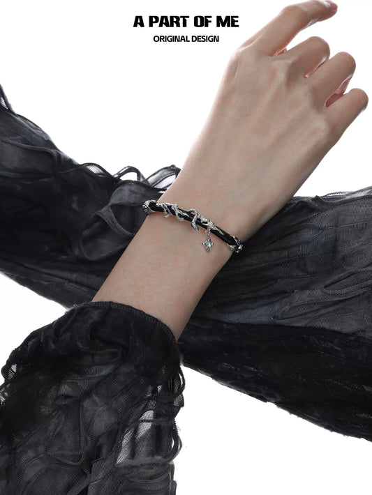 Venom Snake Leather Bracelet