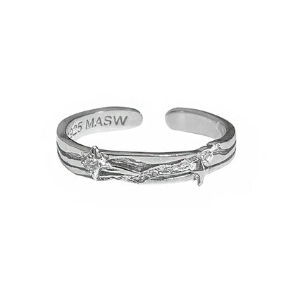 Brilliant Starry Couple Rings