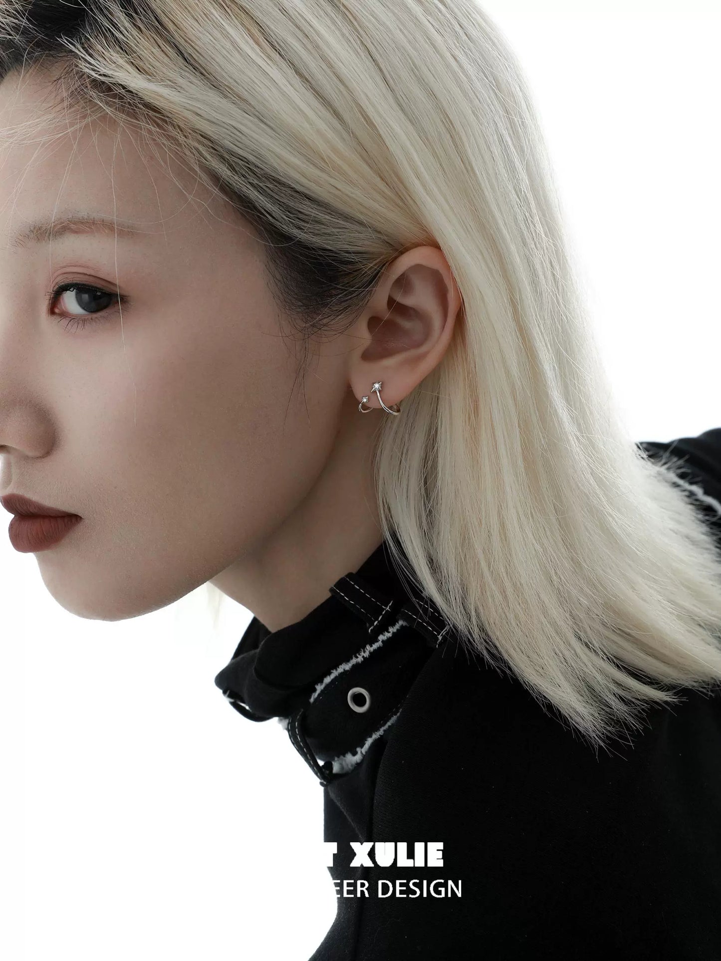 Radiant Zircon Sliver Ear Cuffs