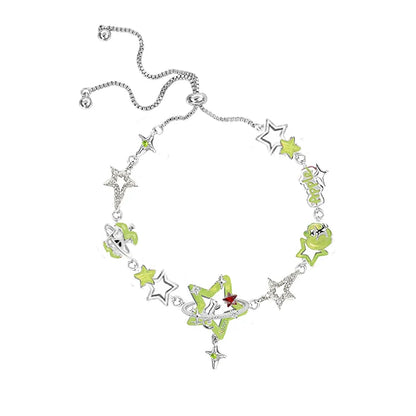 Sweet Apple & Star Bracelet
