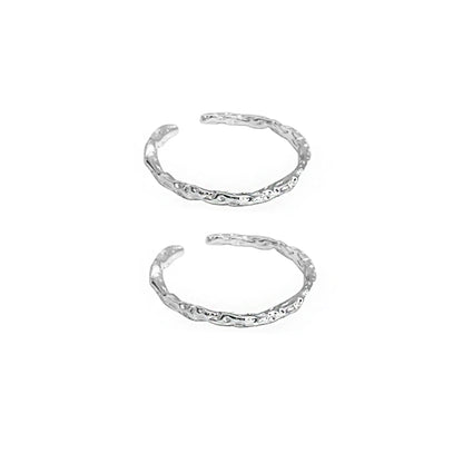 Minimalist Textured Thin Ring