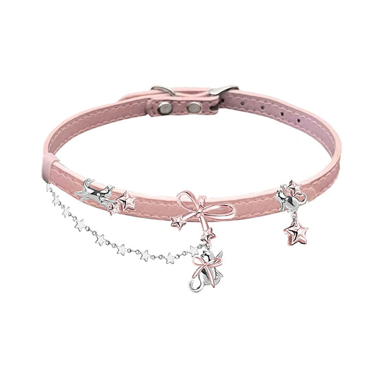 Sweet Pink Cat Choker