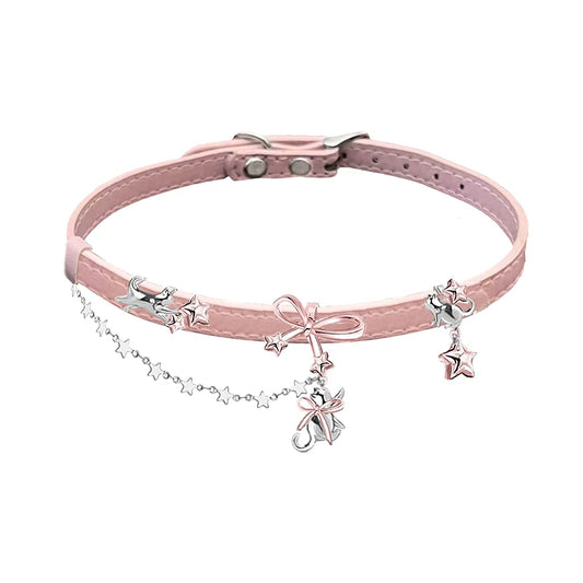 Sweet Pink Cat Choker