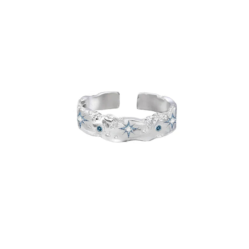 Azure Starry Sky Ring