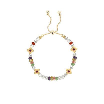 Colorful Clover Vintage Bracelet