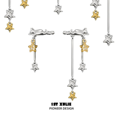 Starry Cat Whisper Ear Cuffs
