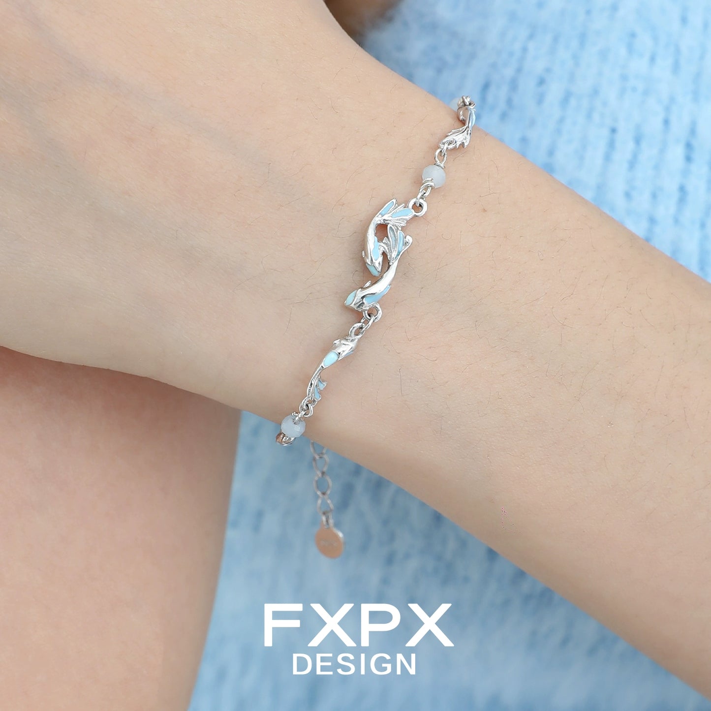 Sea bluefish Beaded Bracelet