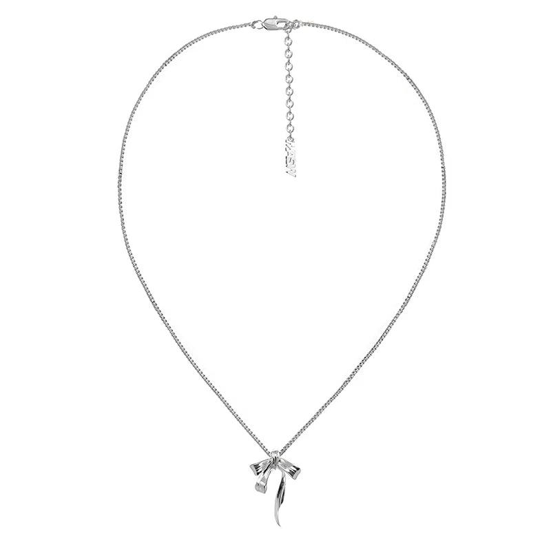 Baroque Pearl Bow Necklace