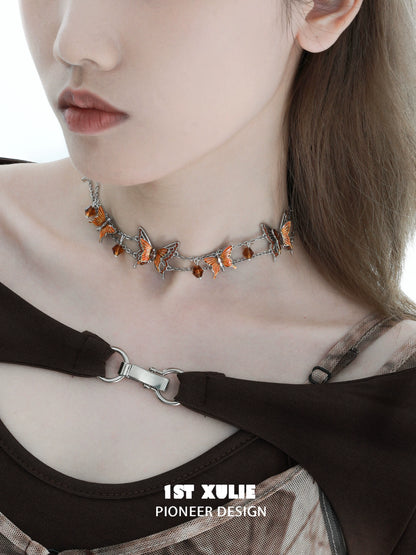 Desolation Rebirth Butterfly Necklace