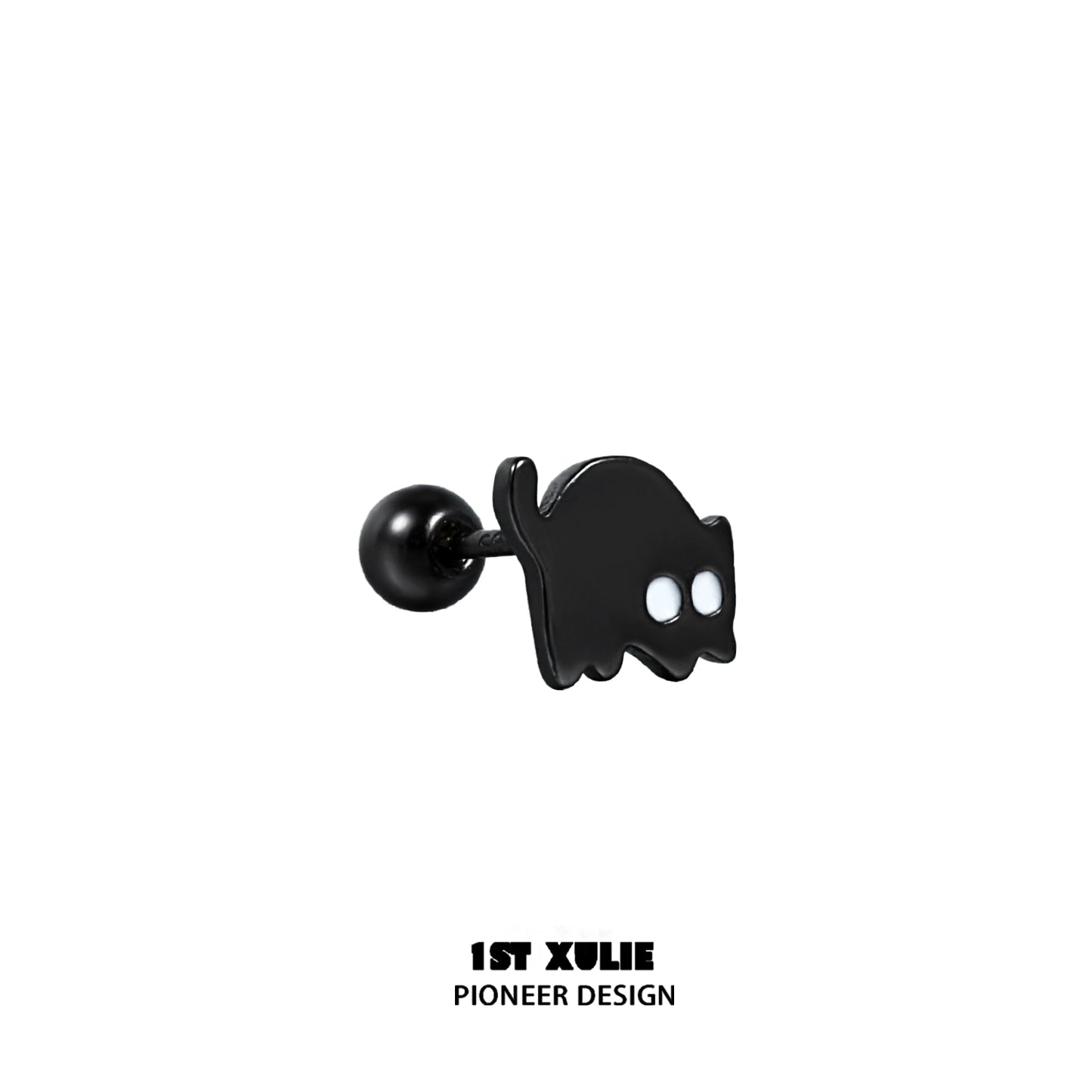Y2K Moonlit Black Cat Earrings