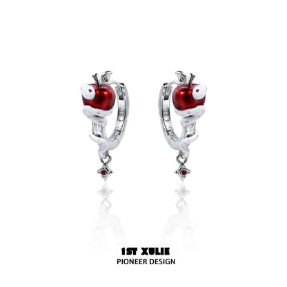 Forbidden Apple Snake Ear Clip