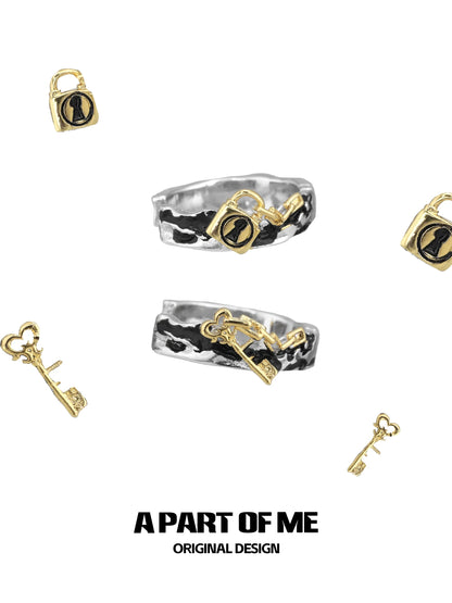 Lock & Key Ear Cuffs