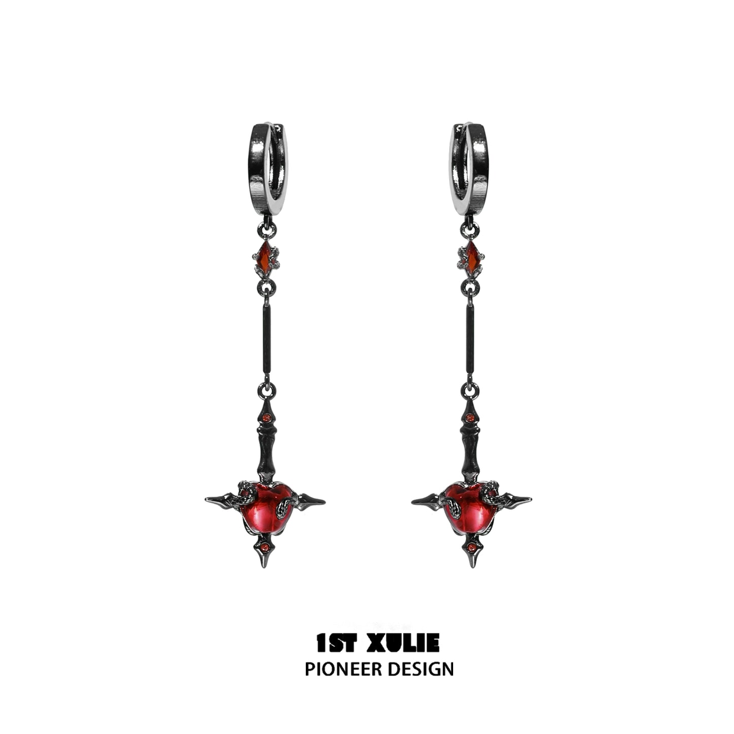 Forbidden Apple & Serpent Earrings