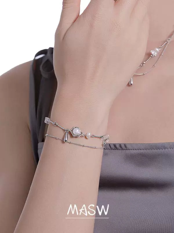 Dreamy Baroque Pearl Bracelet