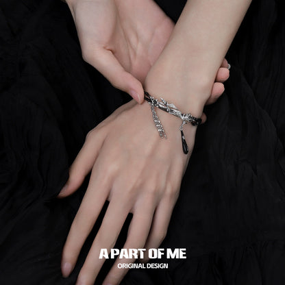 Dark Flight Bird Bracelet
