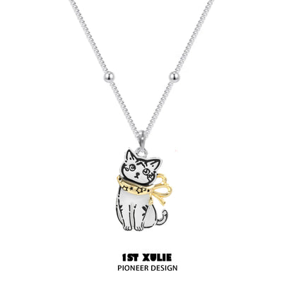 Lazy Cat Cute Necklace